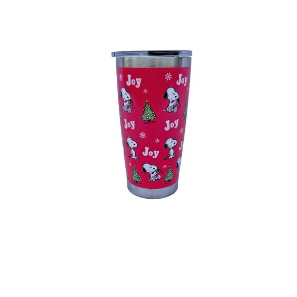 Peanuts Snoopy Joy Christmas 2022 Stainless Steel Insulated Tumbler Cup 20 Oz - Picture 2 of 8